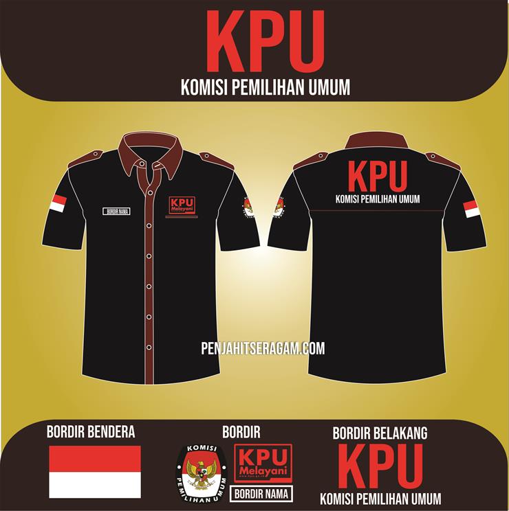 PDH KPU Lengan Pendek