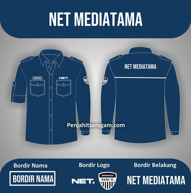 Baju PDH Karyawan Net