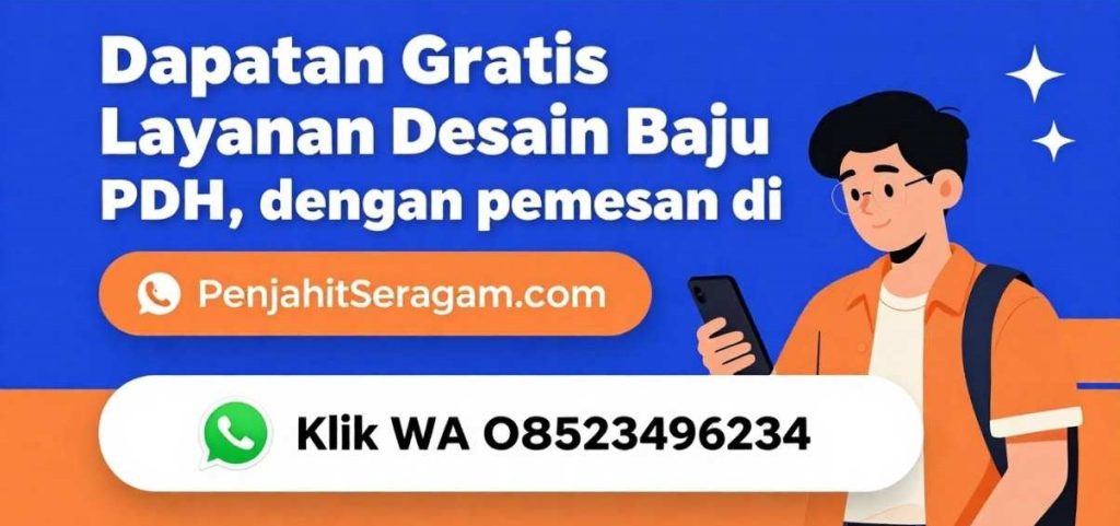 gratis desain baju pdh